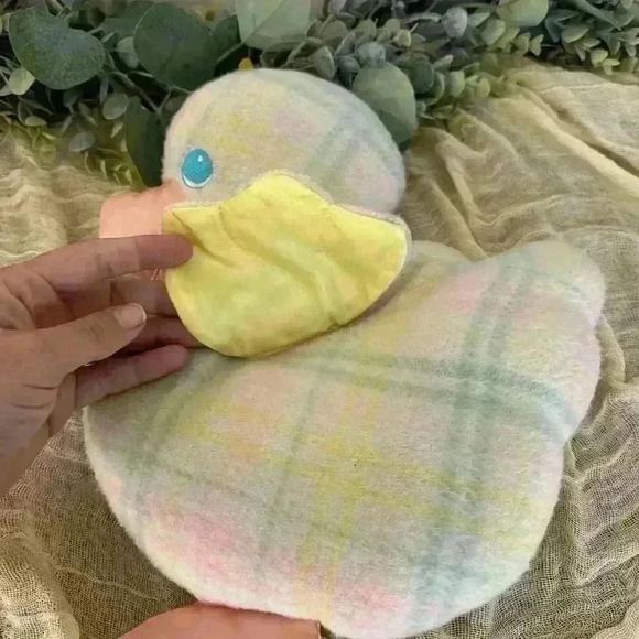 Playskool Hasbro‎ 1987 Snuzzles blankies Pillows Duck Baby Stuffed Plush 5402 - Picture 7 of 8